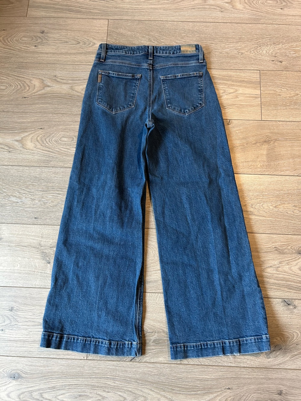 PAIGE Harper Wide Leg High-Rise Blue Women's Jeans Size 29 - Picture 5 of 15